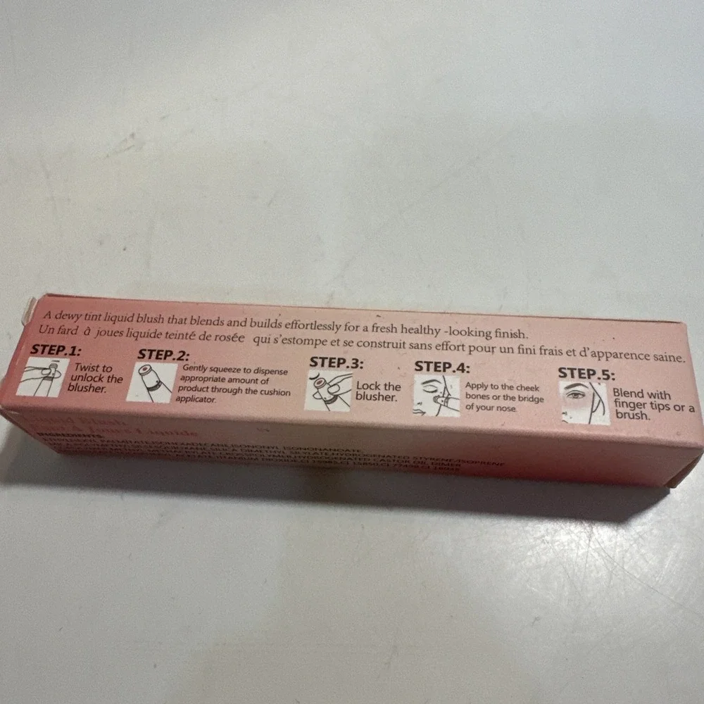Befivecok Dewy Beauty Liquid Blush‎ 103 Ebullient (Cool Pink) .34oz Sealed